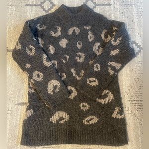 Cheetah print sweater